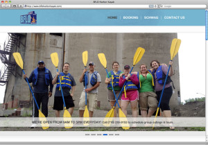 BFLO Harbor Kayak redesign website home